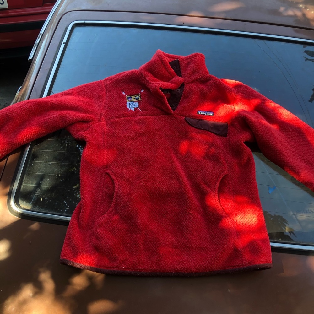 Cornell rowing Patagonia fleece